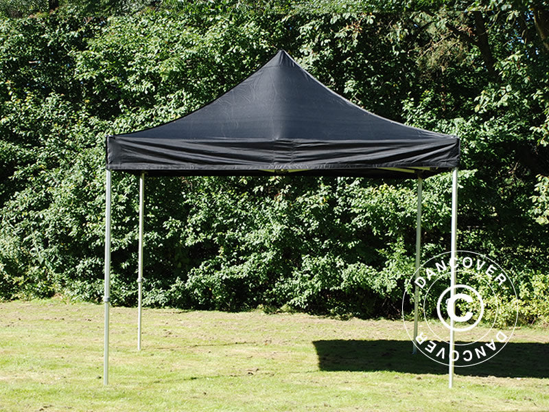 Snabbtält FleXtents PRO Steel 4x4m Svart, inkl. 4 sidor - Image 5