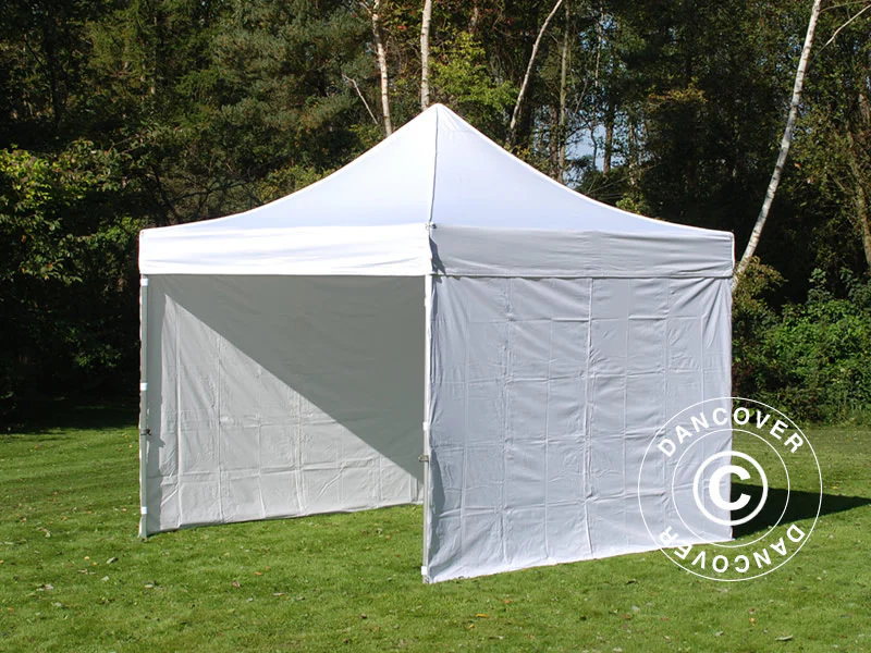Snabbtält FleXtents PRO Steel 4x4m Vit, inkl. 4 sidor - Image 3