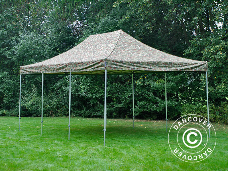 Snabbtält FleXtents PRO Steel 4x6m Kamouflage, inkl. 8 sidor - Image 13