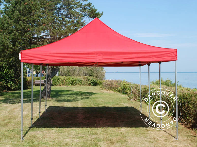 Snabbtält FleXtents PRO Steel 4x6m Röd - Image 3
