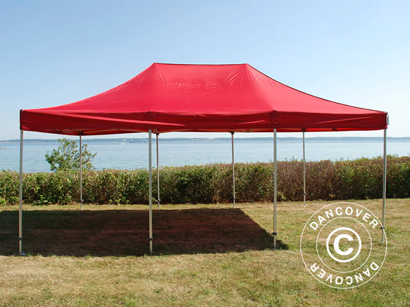 Snabbtält FleXtents PRO Steel 4x6m Röd, inkl. 8 sidor - Image 5