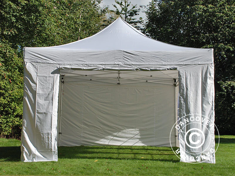 Snabbtält FleXtents PRO Steel 4x6m Vit, inkl. 8 sidor - Image 7