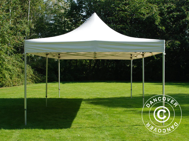 Snabbtält FleXtents PRO Steel 4x8m Vit, Flamhämmande - Image 3