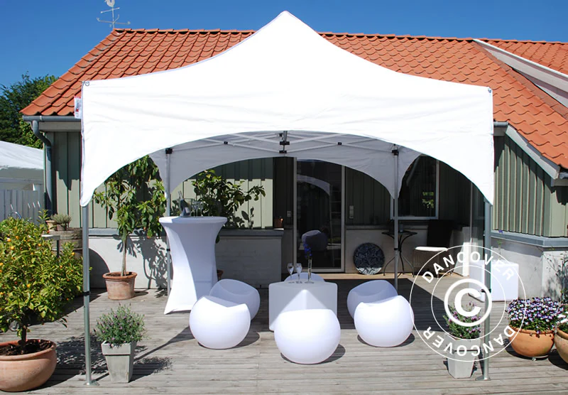 Snabbtält FleXtents PRO Steel "Arched" 3x3m Vit - Image 2