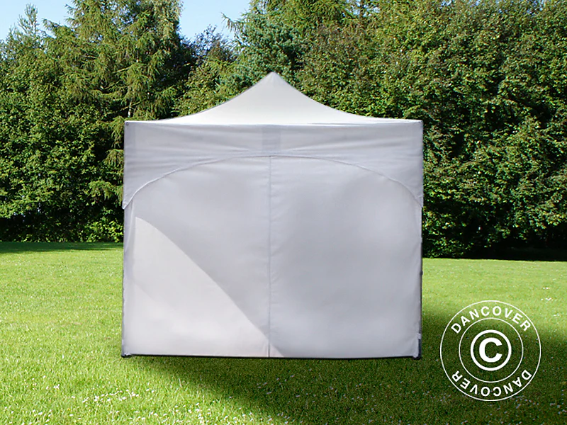 Snabbtält FleXtents PRO Steel "Arched" 3x3m Vit, inkl. 4 sidor - Image 3