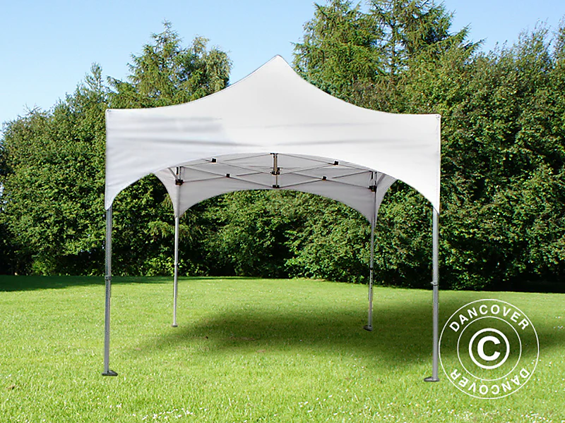 Snabbtält FleXtents PRO Steel "Arched" 3x3m Vit, inkl. 4 sidor - Image 5
