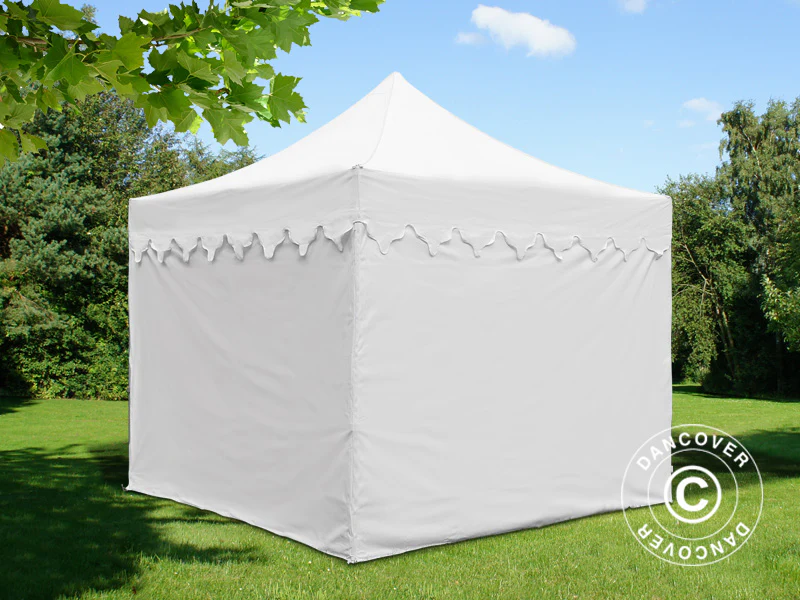 Snabbtält FleXtents PRO Steel "Morocco" 3x3m Vit, inkl. 4 sidor - Image 3