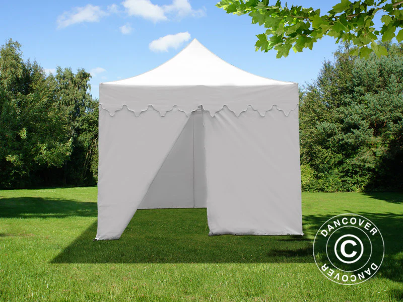 Snabbtält FleXtents PRO Steel "Morocco" 3x3m Vit, inkl. 4 sidor - Image 5