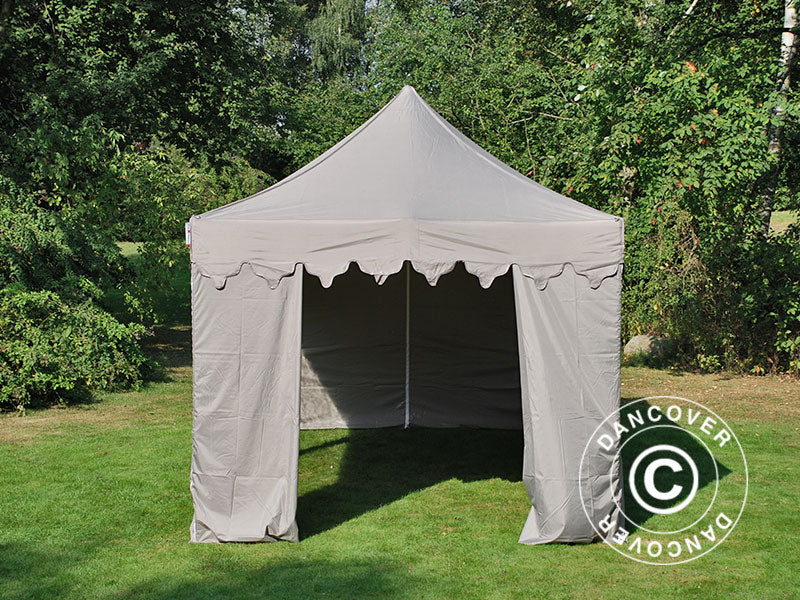 Snabbtält FleXtents PRO Steel "Morocco" 3x6m Latte, inkl. 6 sidor - Image 9
