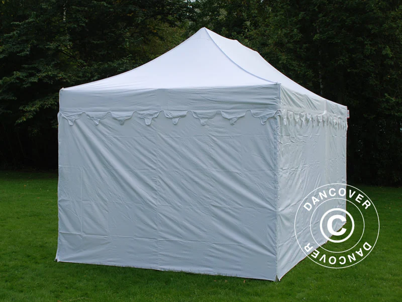 Snabbtält FleXtents PRO Steel "Morocco" 3x6m Vit, inkl. 6 sidor - Image 5