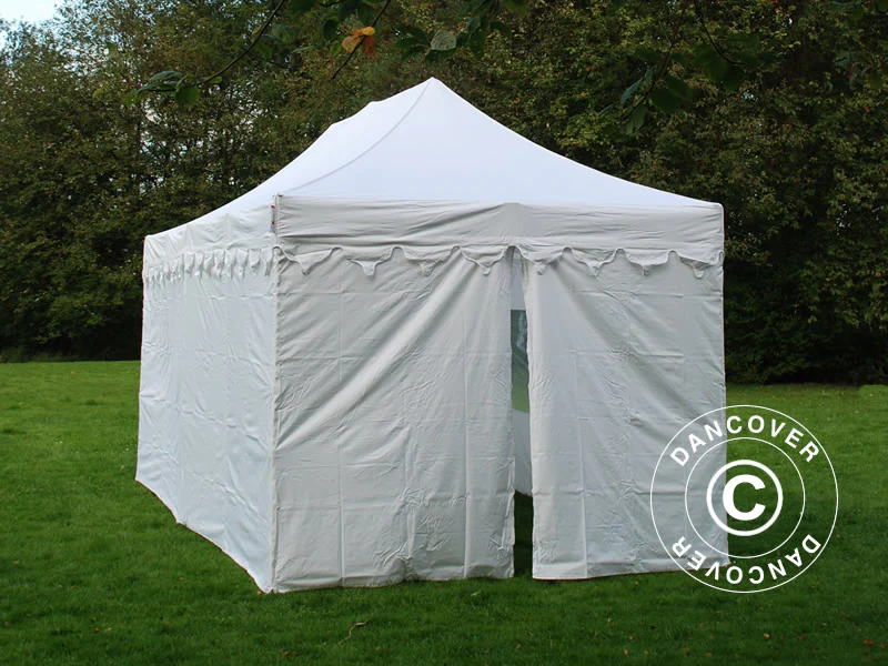 Snabbtält FleXtents PRO Steel "Morocco" 3x6m Vit, inkl. 6 sidor - Image 6
