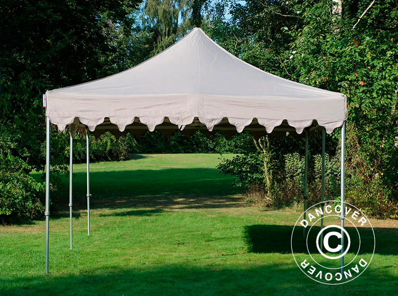 Snabbtält FleXtents PRO Steel "Morocco" 4x8m Latte - Image 4
