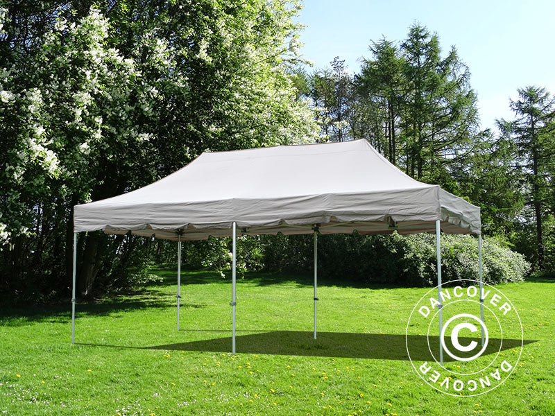 Snabbtält FleXtents PRO Steel "Peaked" 4x8m Latte - Image 4
