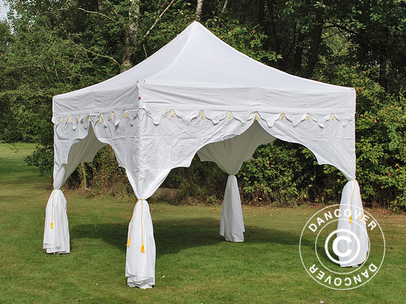 Snabbtält FleXtents PRO Steel "Raj" 3x3m Vit/Guld - Image 4