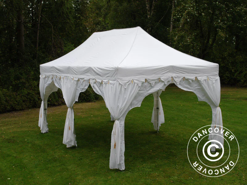 Snabbtält FleXtents PRO Steel "Raj" 3x6m Vit/Guld - Image 2