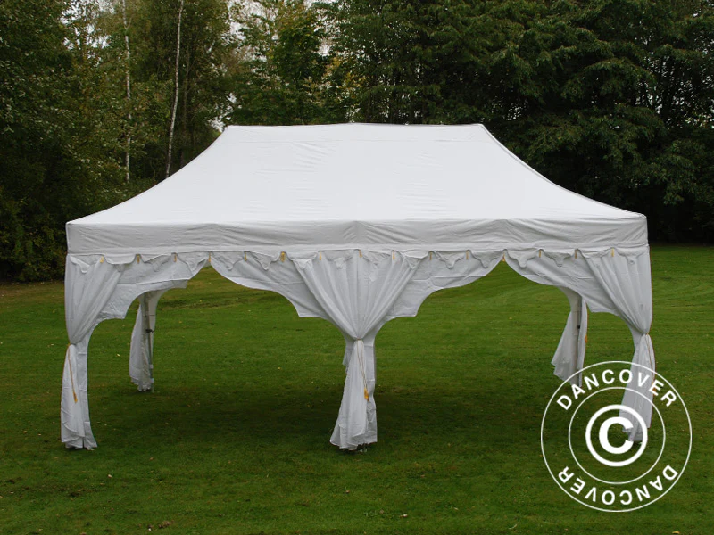 Snabbtält FleXtents PRO Steel "Raj" 3x6m Vit/Guld - Image 3