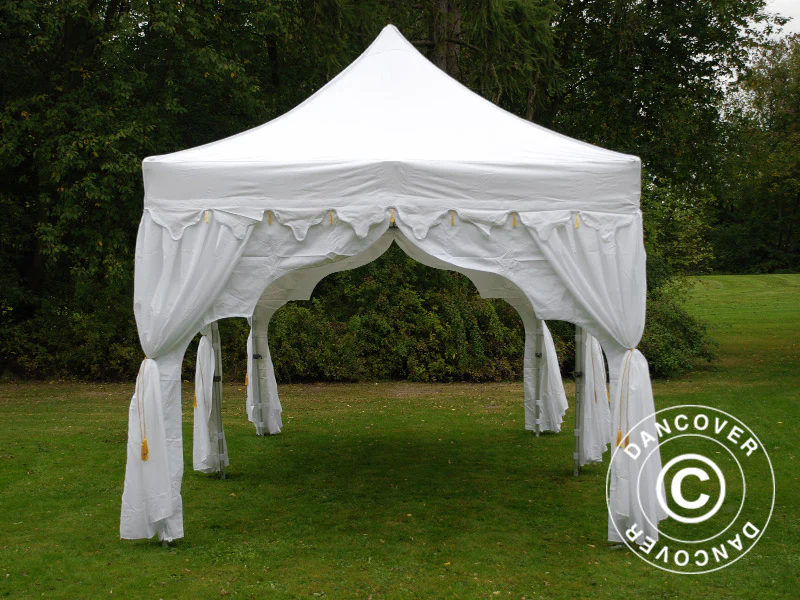 Snabbtält FleXtents PRO Steel "Raj" 3x6m Vit/Guld - Image 6