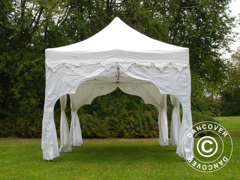 Snabbtält FleXtents PRO Steel "Raj" 3x6m Vit/Guld - Image 7