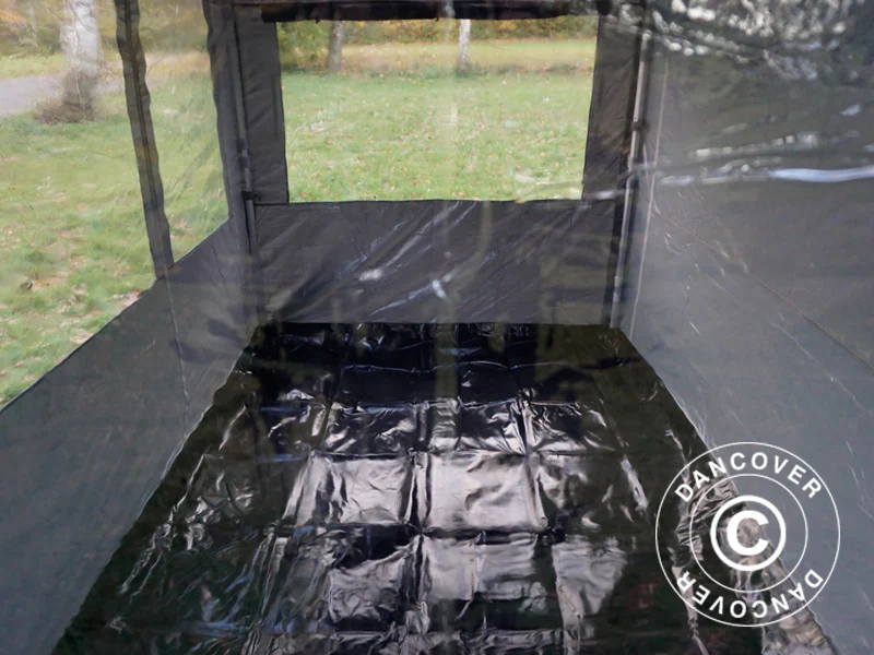Snabbtält FleXtents PRO Trapezo 2x3m Grå, inkl. 4 sidor - Image 14
