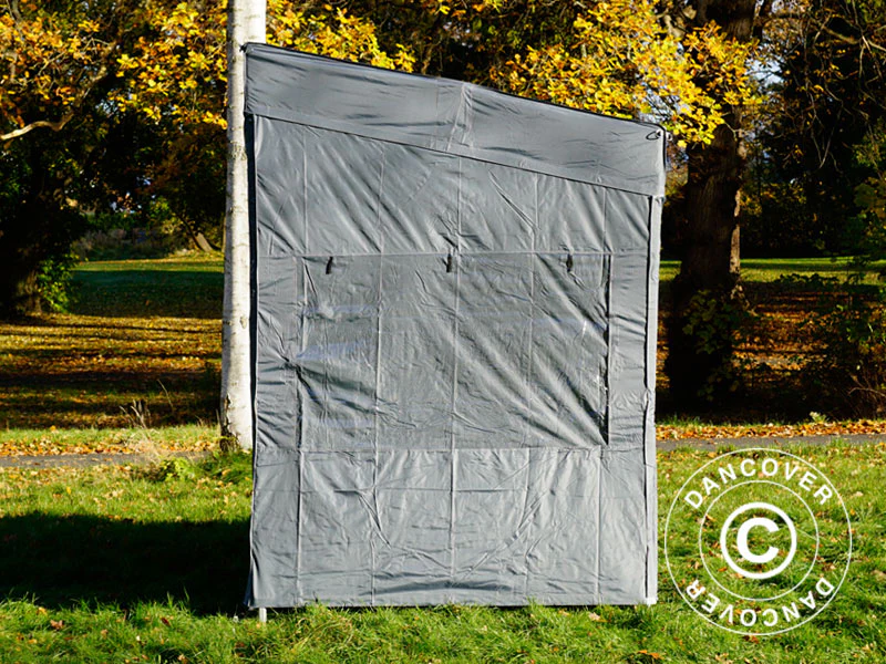Snabbtält FleXtents PRO Trapezo 2x3m Grå, inkl. 4 sidor - Image 4