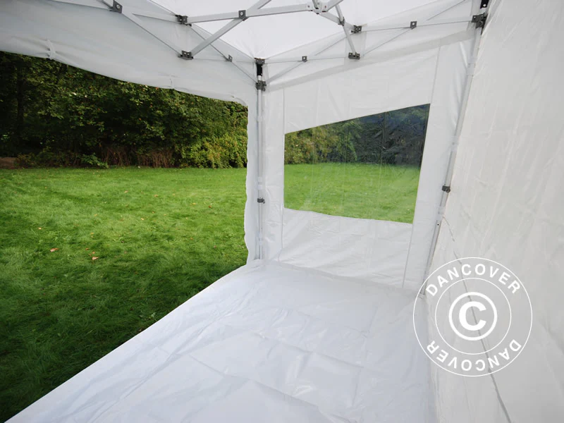 Snabbtält FleXtents PRO Trapezo 2x3m Vit, inkl. 4 sidor - Image 10
