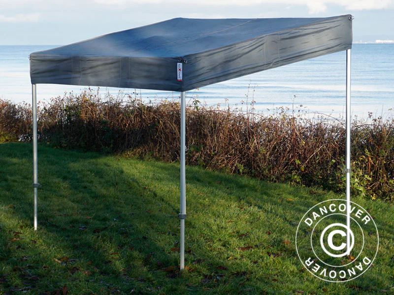 Snabbtält FleXtents PRO Trapezo 3x3m Grå, inkl. 4 sidor - Image 15