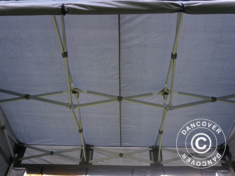Snabbtält FleXtents PRO Trapezo 3x3m Grå, inkl. 4 sidor - Image 20