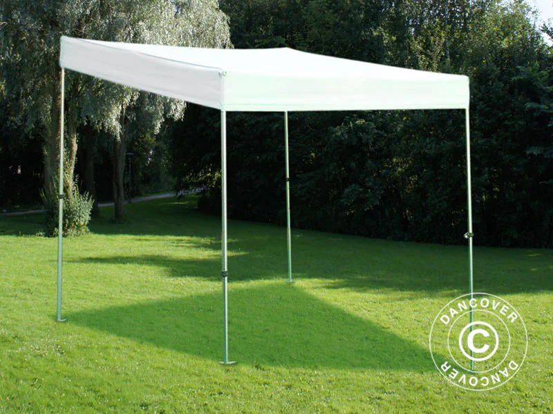 Snabbtält FleXtents PRO Trapezo 3x3m Vit, inkl. 4 sidor - Image 15