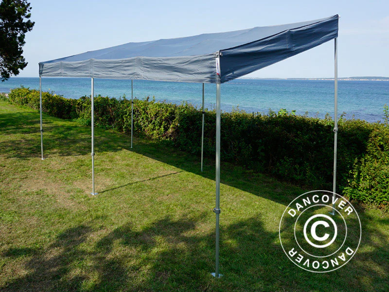Snabbtält FleXtents PRO Trapezo 3x6m Grå, inkl. 4 sidor - Image 34