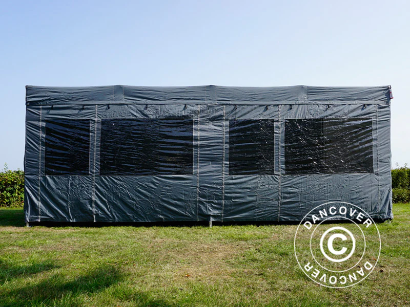 Snabbtält FleXtents PRO Trapezo 3x6m Grå, inkl. 4 sidor - Image 44