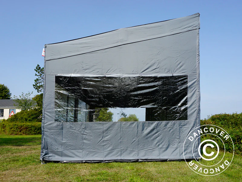 Snabbtält FleXtents PRO Trapezo 3x6m Grå, inkl. 4 sidor - Image 59