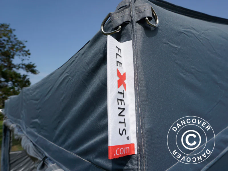 Snabbtält FleXtents PRO Trapezo 3x6m Grå, inkl. 4 sidor - Image 60
