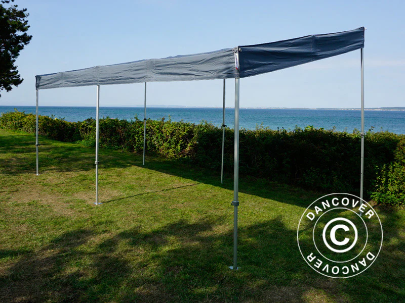 Snabbtält FleXtents PRO Trapezo 3x6m Grå, inkl. 4 sidor - Image 63