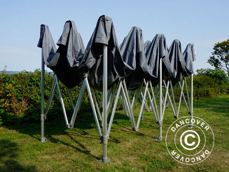 Snabbtält FleXtents PRO Trapezo 3x6m Grå, inkl. 4 sidor - Image 74