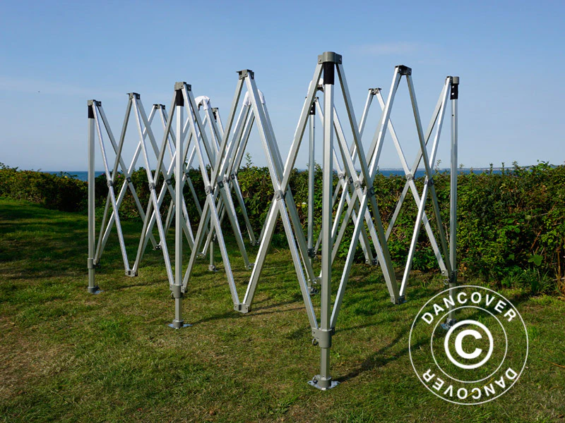 Snabbtält FleXtents PRO Trapezo 3x6m Grå, inkl. 4 sidor - Image 75