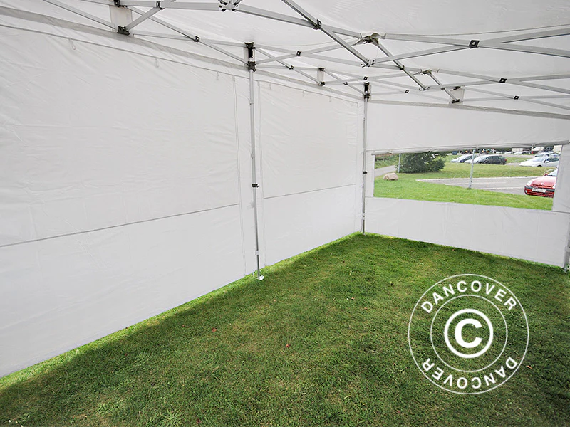 Snabbtält FleXtents PRO Trapezo 3x6m Vit, inkl. 4 sidor - Image 13