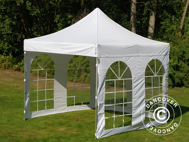 Snabbtält FleXtents PRO Vintage Style 3x3m Vit, inkl. 4 sidor - Image 13