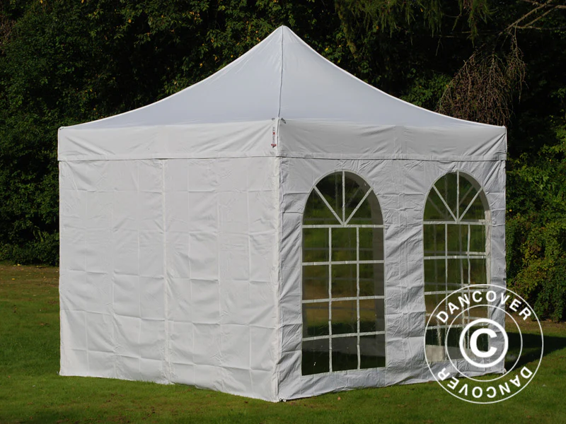 Snabbtält FleXtents PRO Vintage Style 3x3m Vit, inkl. 4 sidor - Image 9