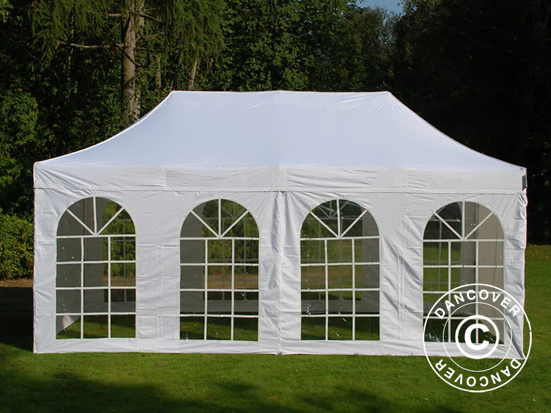 Snabbtält FleXtents PRO Vintage Style 3x6m Vit, inkl. 6 sidor - Image 2