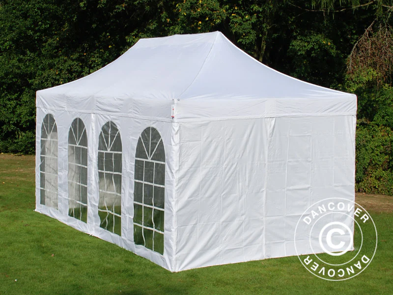 Snabbtält FleXtents PRO Vintage Style 3x6m Vit, inkl. 6 sidor - Image 3
