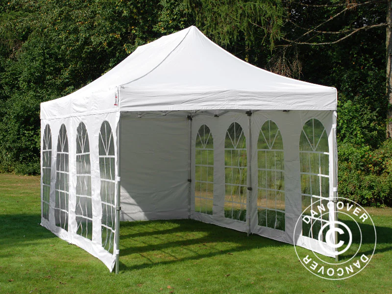 Snabbtält FleXtents PRO Vintage Style 3x6m Vit, inkl. 6 sidor - Image 7