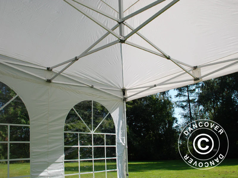 Snabbtält FleXtents PRO Vintage Style 4x4m Vit, inkl. 4 sidor - Image 12