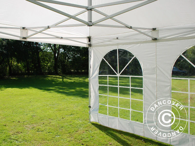 Snabbtält FleXtents PRO Vintage Style 4x4m Vit, inkl. 4 sidor - Image 13