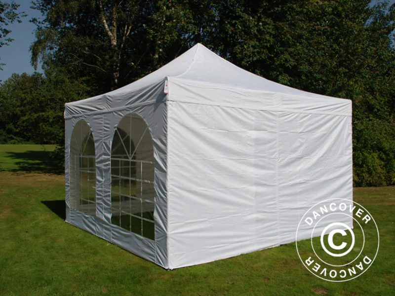 Snabbtält FleXtents PRO Vintage Style 4x4m Vit, inkl. 4 sidor - Image 16