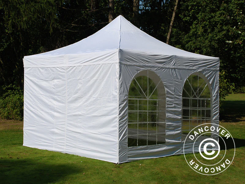 Snabbtält FleXtents PRO Vintage Style 4x4m Vit, inkl. 4 sidor - Image 18