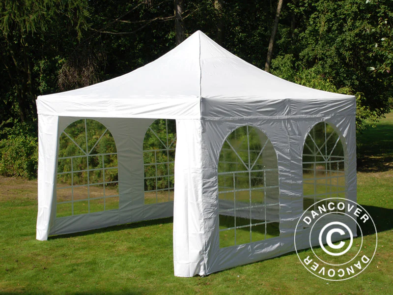 Snabbtält FleXtents PRO Vintage Style 4x4m Vit, inkl. 4 sidor - Image 7