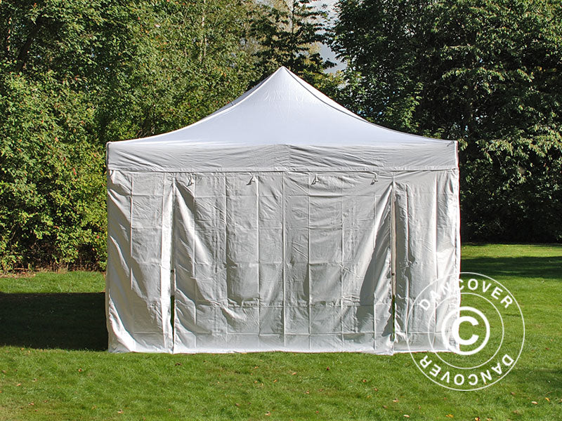 Snabbtält FleXtents PRO Vintage Style 4x6m Vit, inkl. 8 sidor - Image 24