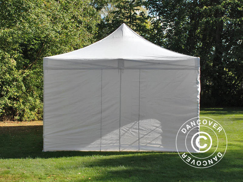 Snabbtält FleXtents PRO Vintage Style 4x8m Vit, inkl. 6 sider - Image 15