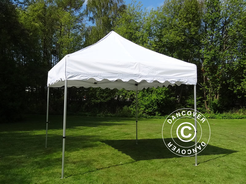 Snabbtält FleXtents PRO "Wave" 3x3m Vit, inkl. 4 sidor - Image 3