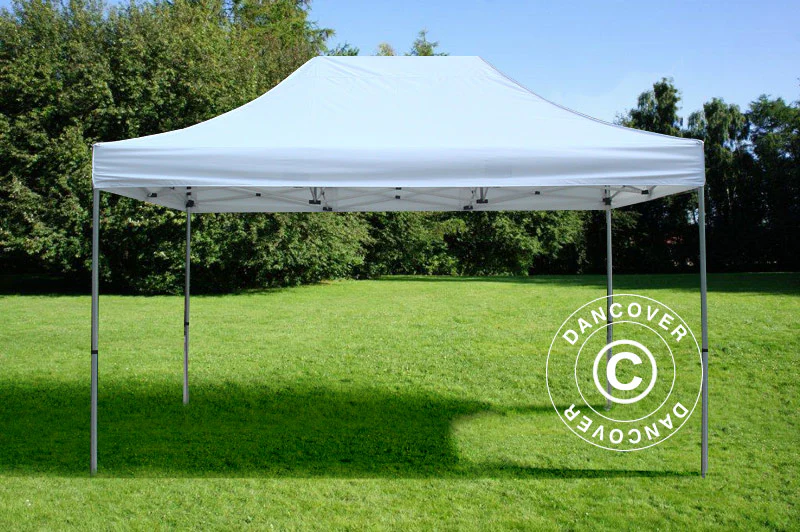 Snabbtält FleXtents Steel 3x4,5m, Vit, inkl. 4 sidor - Image 10